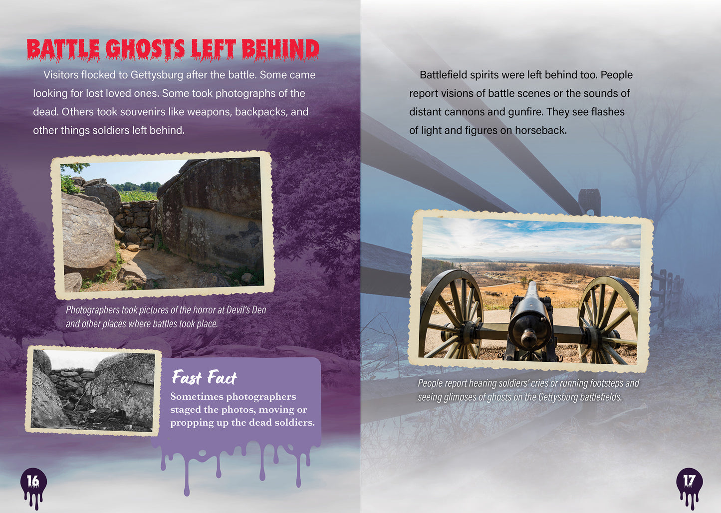 Civil War Ghosts Haunting Gettysburg Battlefields, Pennsylvania