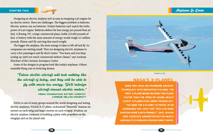 Futuristic Electric Airplanes